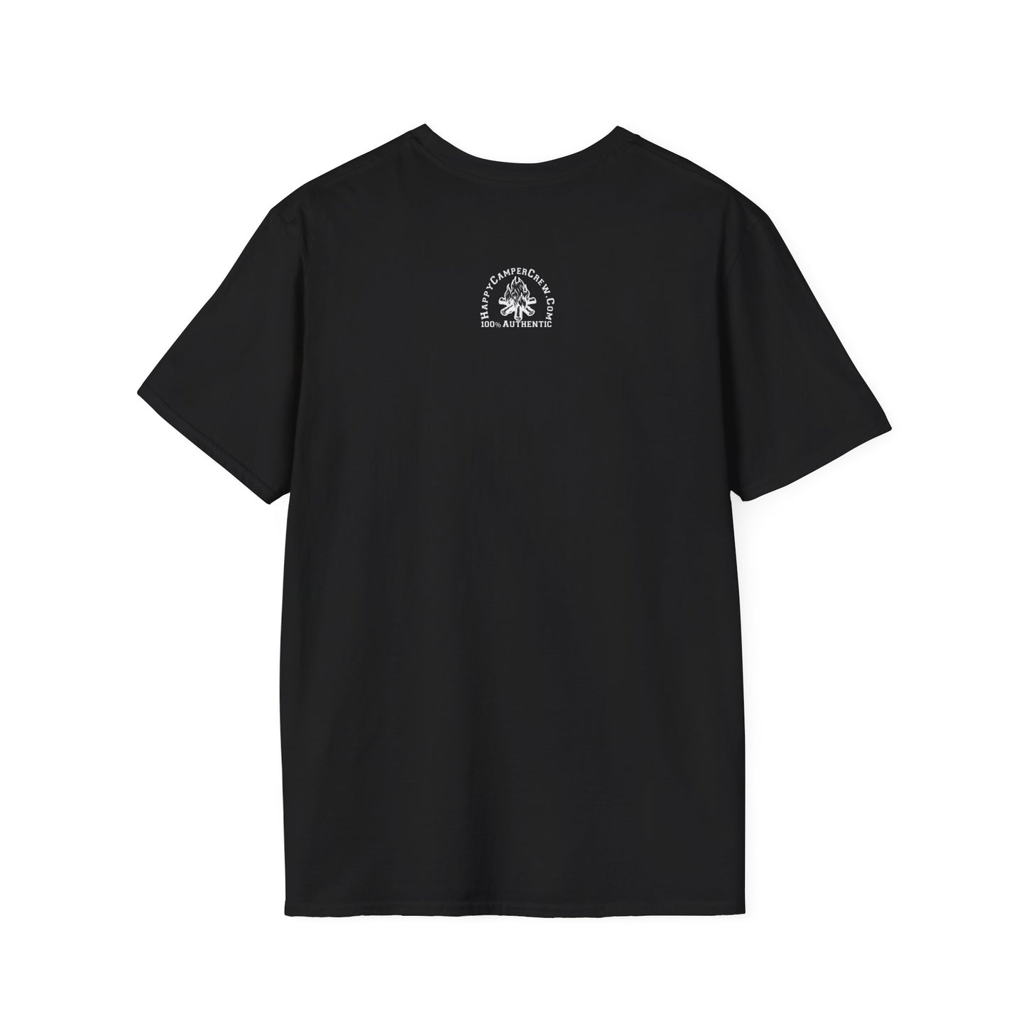 Canadian Rue 66 Road Trip Adventure Trail Black T-Shirt, Softstyle, Unisex - Rue66.ca