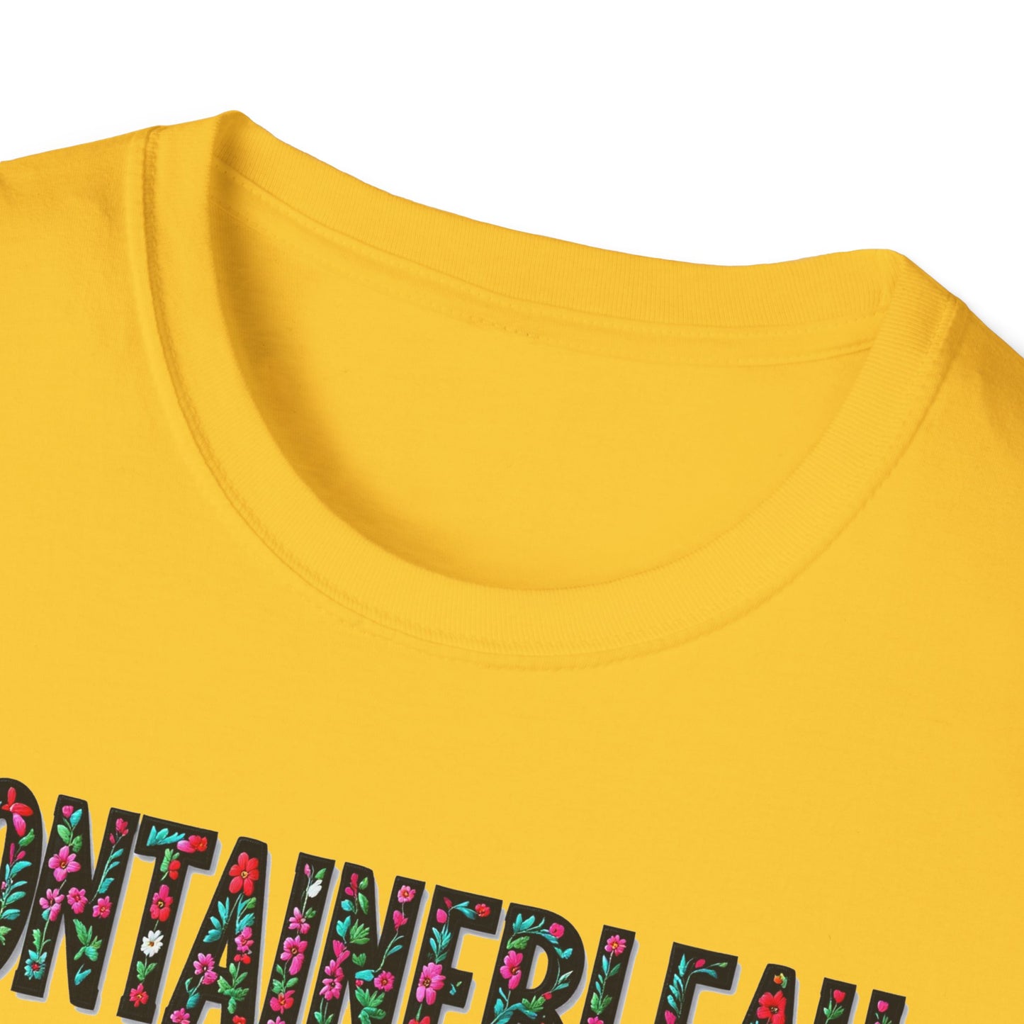 FONTAINEBLEAU Local Gal Flower-Heart T-Shirt, 3 Softstyle Graphic Tee, Unisex Casual Wear, Support Local Merch, Gift for Community Lovers, Finkz WINDSOR