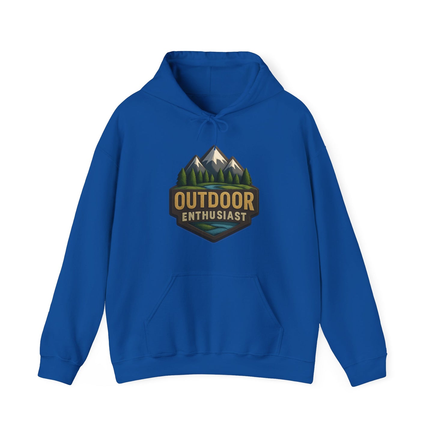 Outdoor Enthusiast Dark Hoodie | OutdoorEnthusiast.Ca 100% Authentic | Cozy Camping Hoodie | Unisex Hooded Sweatshirt for Nature Lovers, Casual Wear, Gift for Him/Her, Outdoor Adventures......