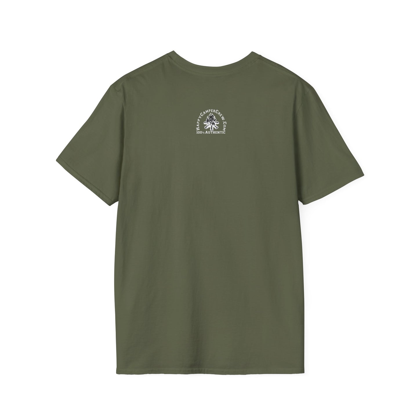 Canadian Rue 66 Road Trip Adventure Trail Black T-Shirt, Softstyle, Unisex - Rue66.ca