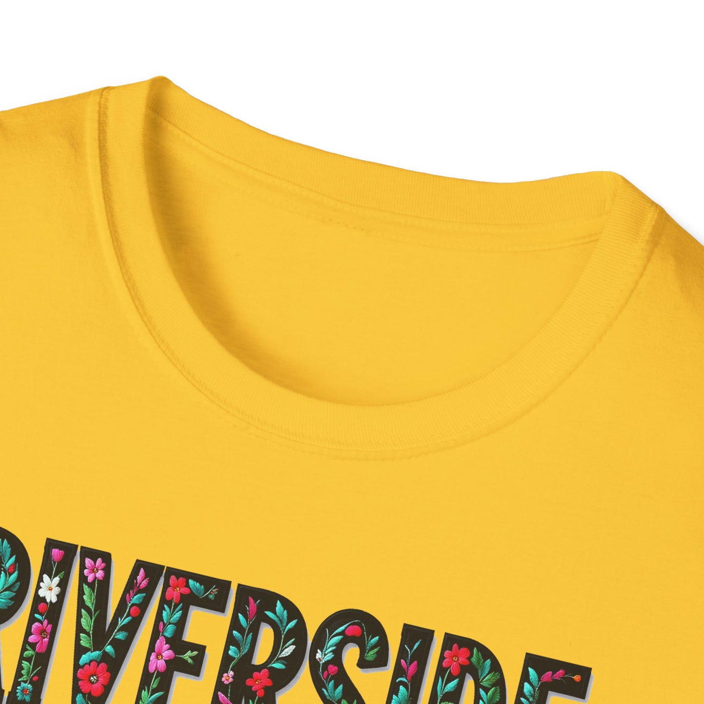 RIVERSIDE Local Gal Flower-Heart T-Shirt, Softstyle Graphic Tee, Unisex Casual Wear, Support Local Merch, Gift for Community Lovers, Finkz WINDSOR