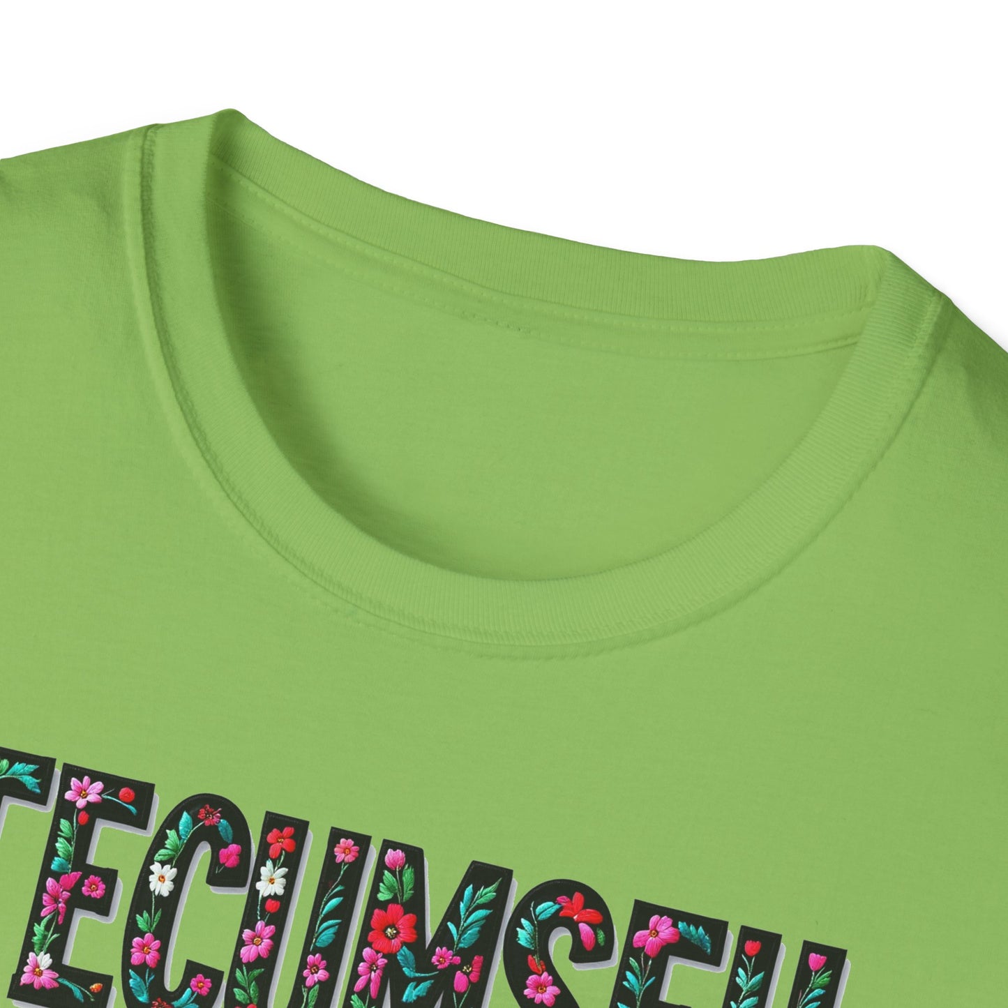 TECUMSEH Local Gal Flower-Heart T-Shirt, 3 Softstyle Graphic Tee, Unisex Casual Wear, Support Local Merch, Gift for Community Lovers, Finkz WINDSOR