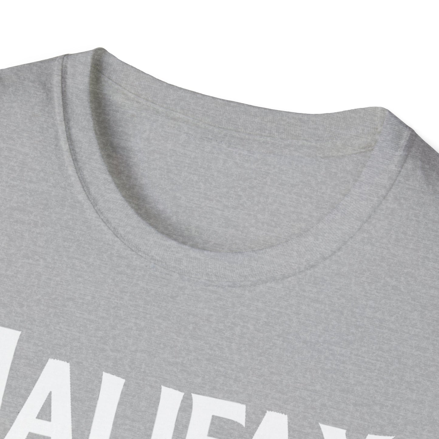 Halifax Hardcore We Support Our Own Red Leaf T-Shirt, c08-n00-s006 Softstyle Graphic Tee, Unisex Casual Wear, Support'n Locals Merch, Gift for Community Lovers.