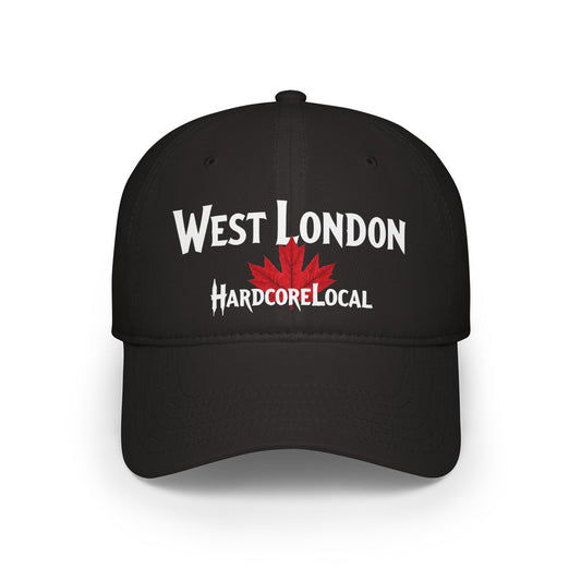 West London HARDCORE LOCAL Red LEAF Low Profile Baseball Cap - Hat for Community Lovers