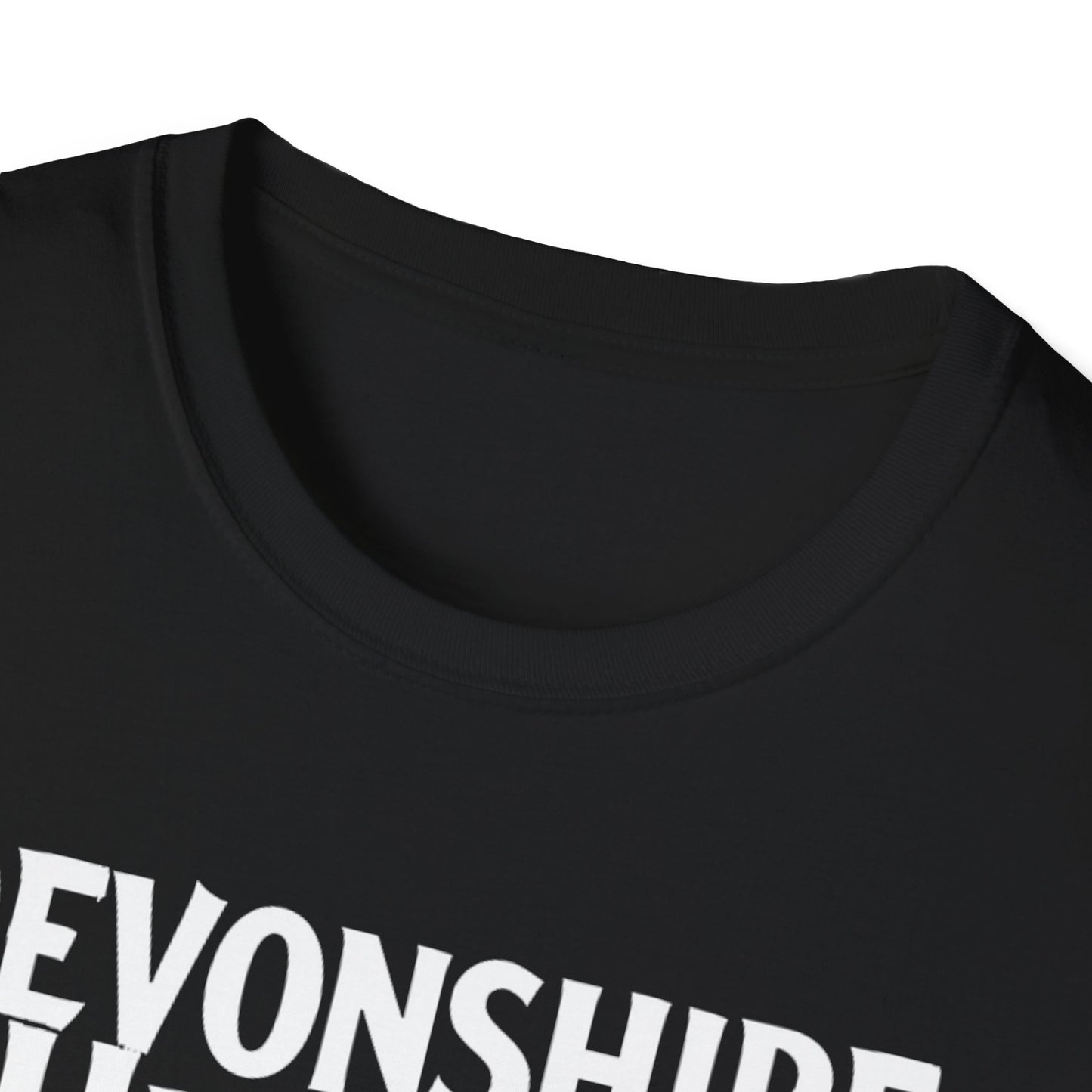 DEVONSHIRE HEIGHTS, We Support Our Own 2, Hardcore Local White Leaf T-Shirt, Softstyle Graphic Tee, Unisex Casual Wear, Support Local Merch, Gift for Community Lovers Finkz Windsor