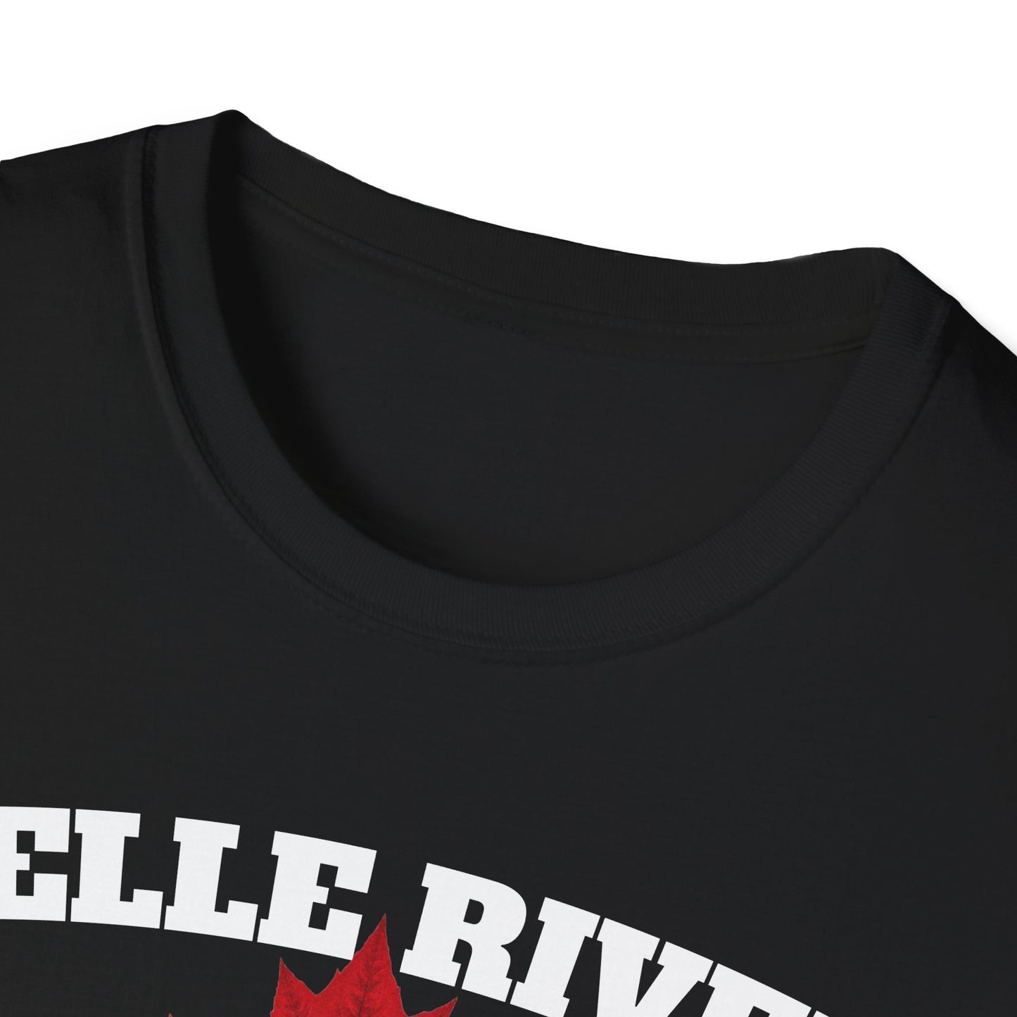 BELLE RIVER Local Gal Red Leaf T-Shirt, Softstyle Graphic Tee, Unisex Casual Wear, Support Local Merch, Gift for Community Lovers, Finkz Windsor