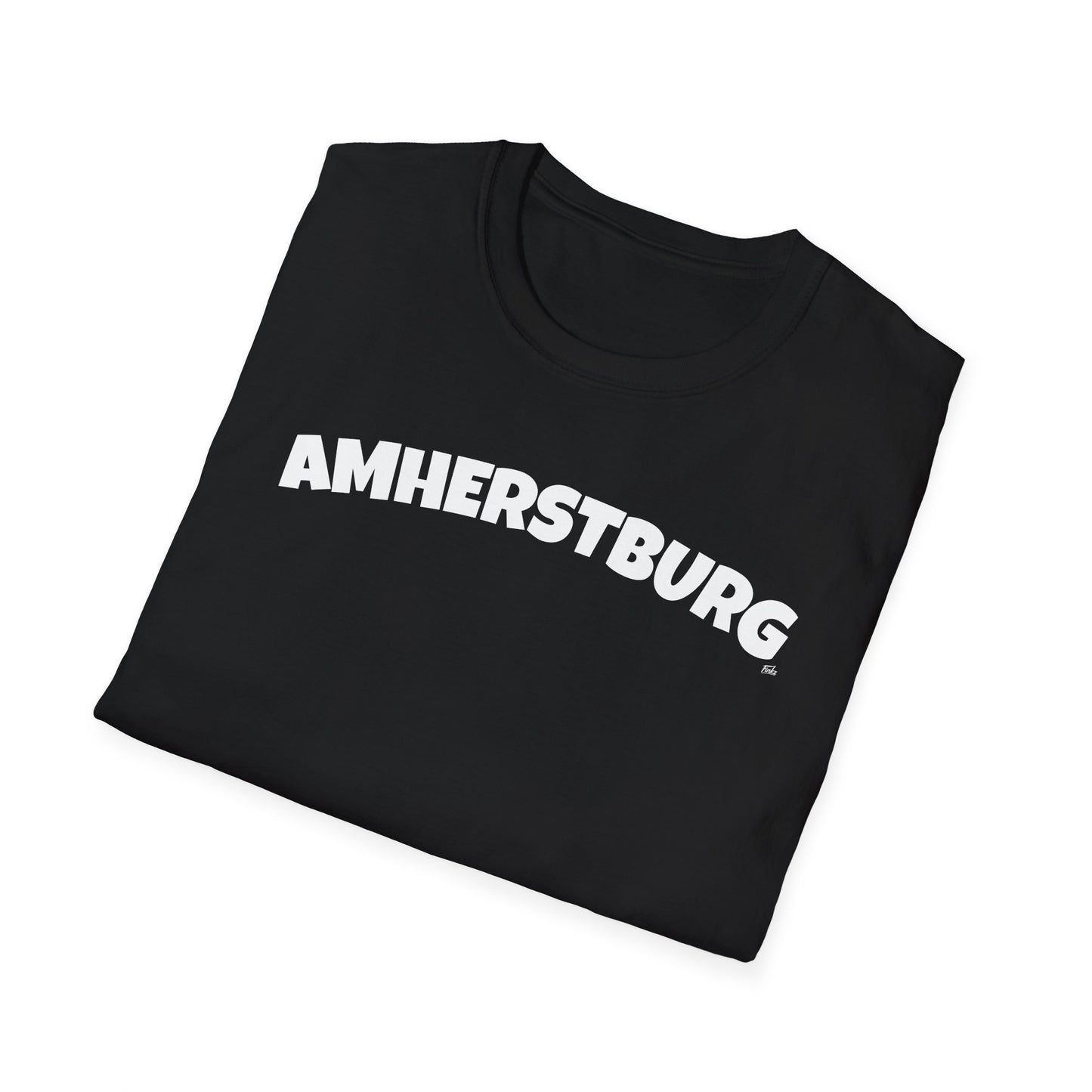 AMHERSTBURG T-Shirt, Softstyle Graphic Tee, Unisex Casual Wear, Support Local Merch, Gift for Community Lovers, Finkz Windsor