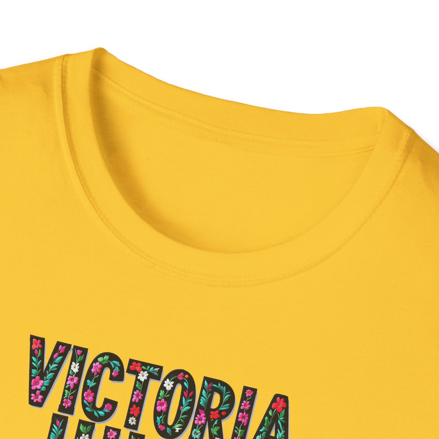 Victoria Hills Local Gal Flower-Heart T-Shirt, c03-n10-s05  Softstyle Graphic Tee, Unisex Casual Wear, Support Local Merch, Gift for Community Lovers, Finkz WINDSOR