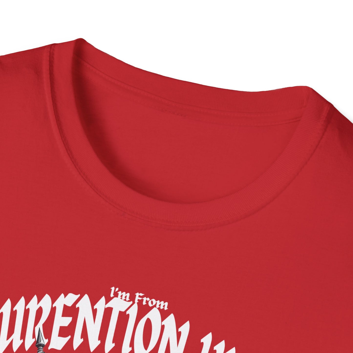 Laurention Hills Underestimate Guy T-Shirt, c03-n06-s002 Softstyle Graphic Tee, Unisex Casual Wear, Support'n Locals Merch, Gift for Community Lovers.