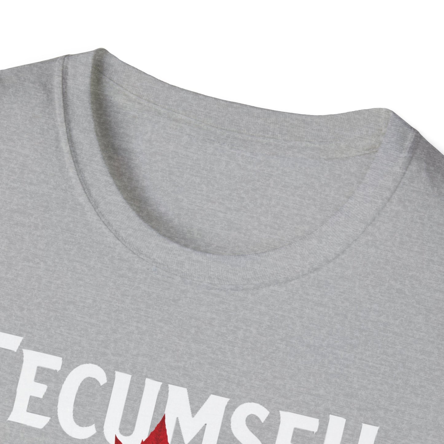 Tecumseh Hardcore Local Red Leaf, We Support Our Own, 1 T-Shirt, Softstyle Graphic Tee, Unisex Casual Wear, Support Local Merch, Gift for Community Lovers