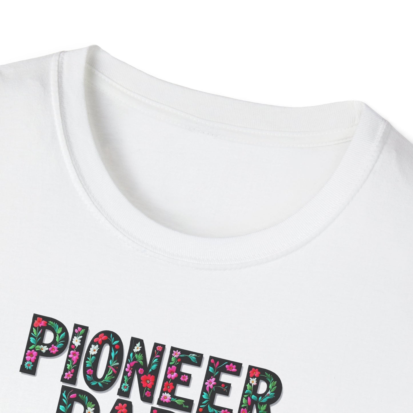 Pioneer Park Local Gal Flower-Heart T-Shirt, c03-n08-s05  Softstyle Graphic Tee, Unisex Casual Wear, Support Local Merch, Gift for Community Lovers, Finkz WINDSOR