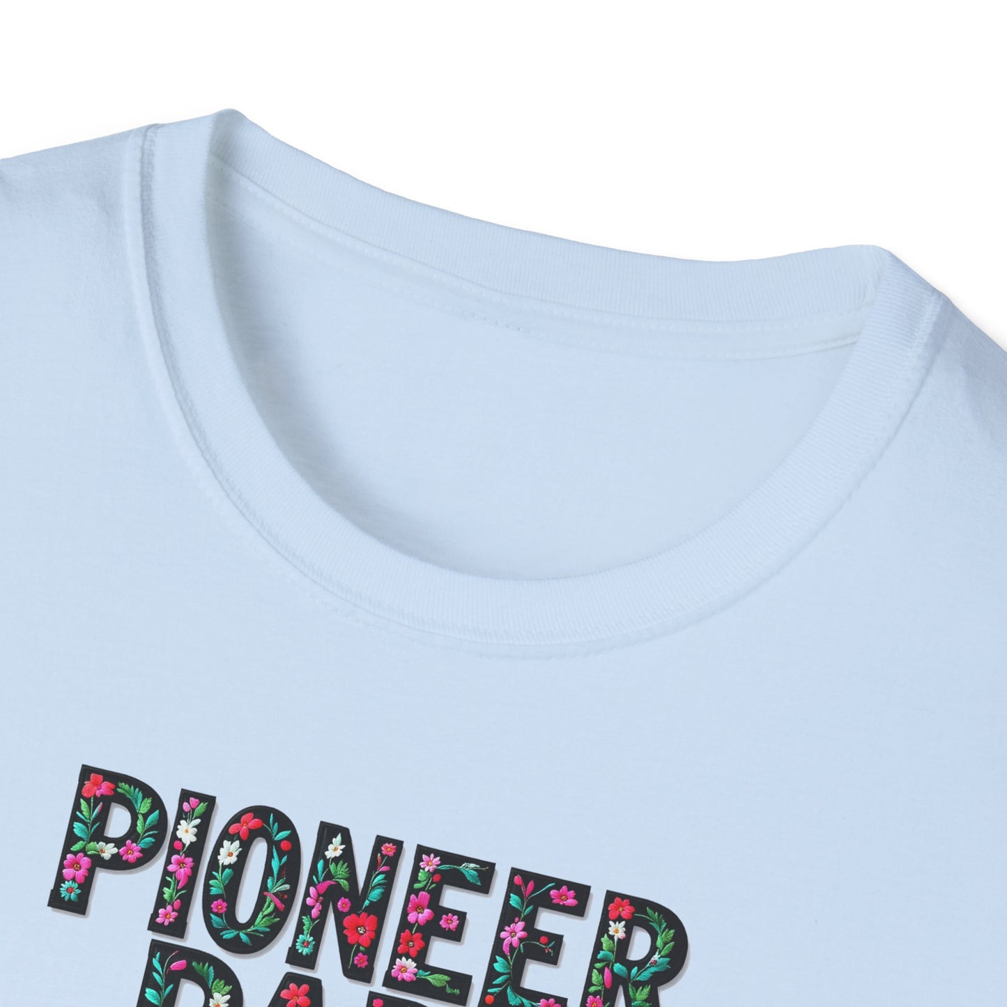 Pioneer Park Local Gal Flower-Heart T-Shirt, c03-n08-s05  Softstyle Graphic Tee, Unisex Casual Wear, Support Local Merch, Gift for Community Lovers, Finkz WINDSOR