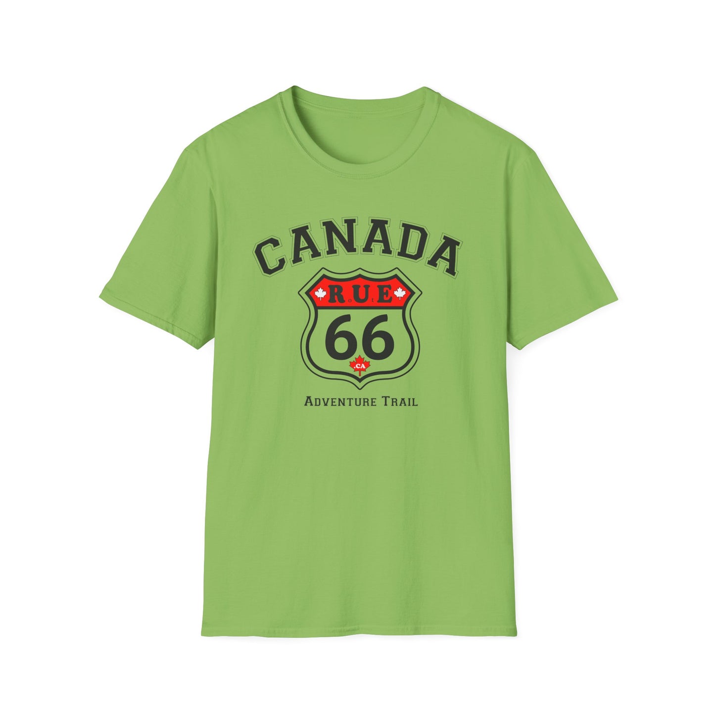 Rue 66 Adventure Trail T-Shirt, Softstyle, Unisex - Rue66.ca