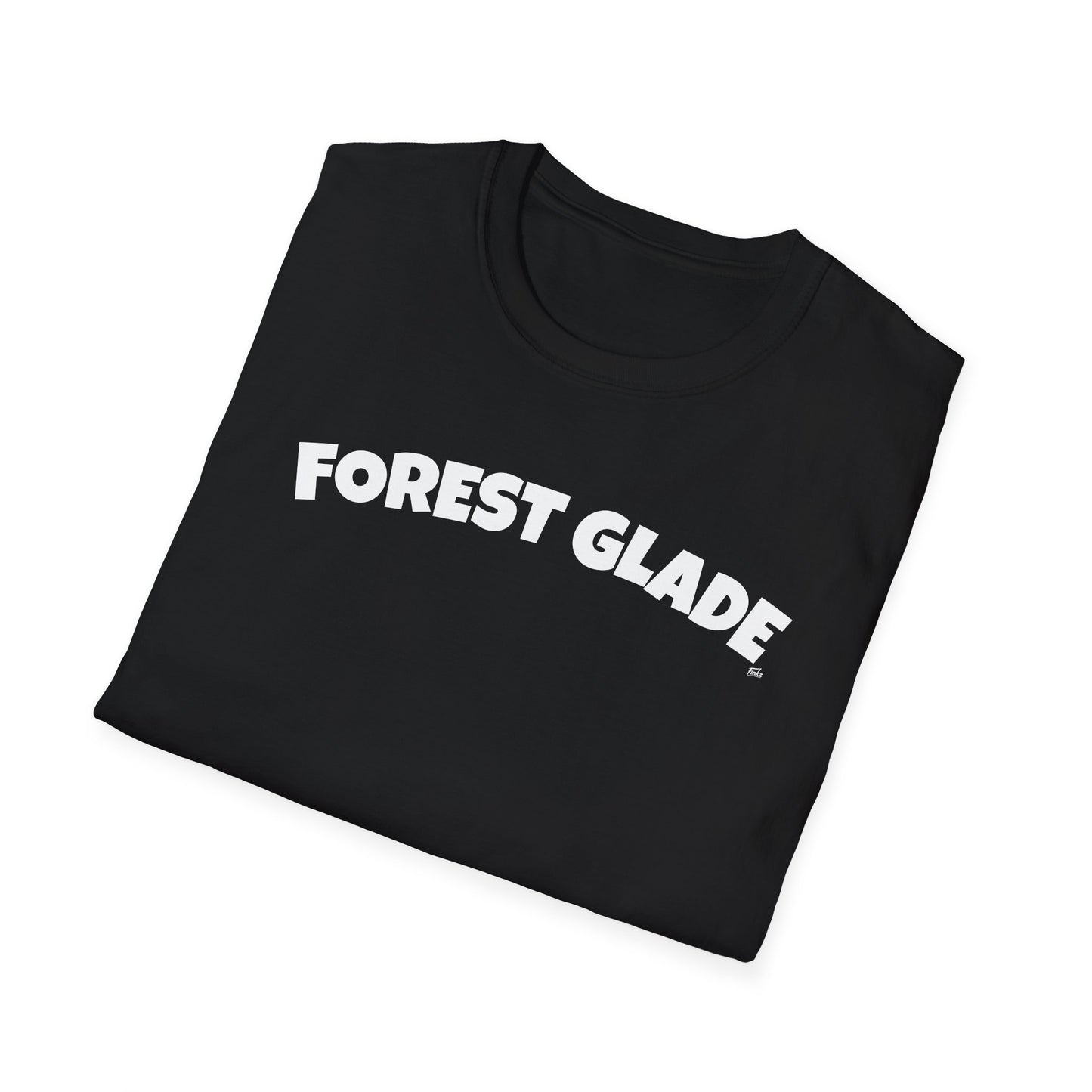 FOREST GLADE T-Shirt, Softstyle Graphic Tee, Unisex Casual Wear, Support Local Merch, Gift for Community Lovers, Finkz Windsor