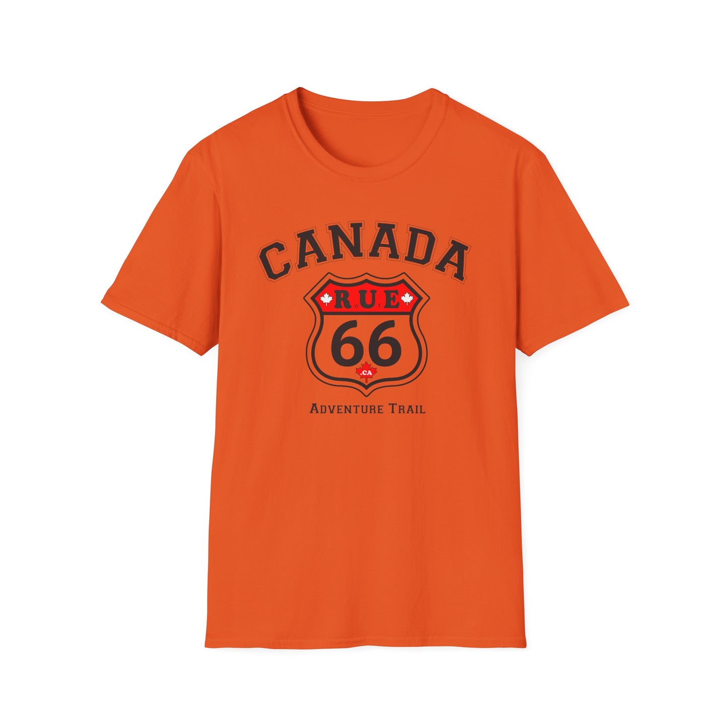 Rue 66 Adventure Trail T-Shirt, Softstyle, Unisex - Rue66.ca