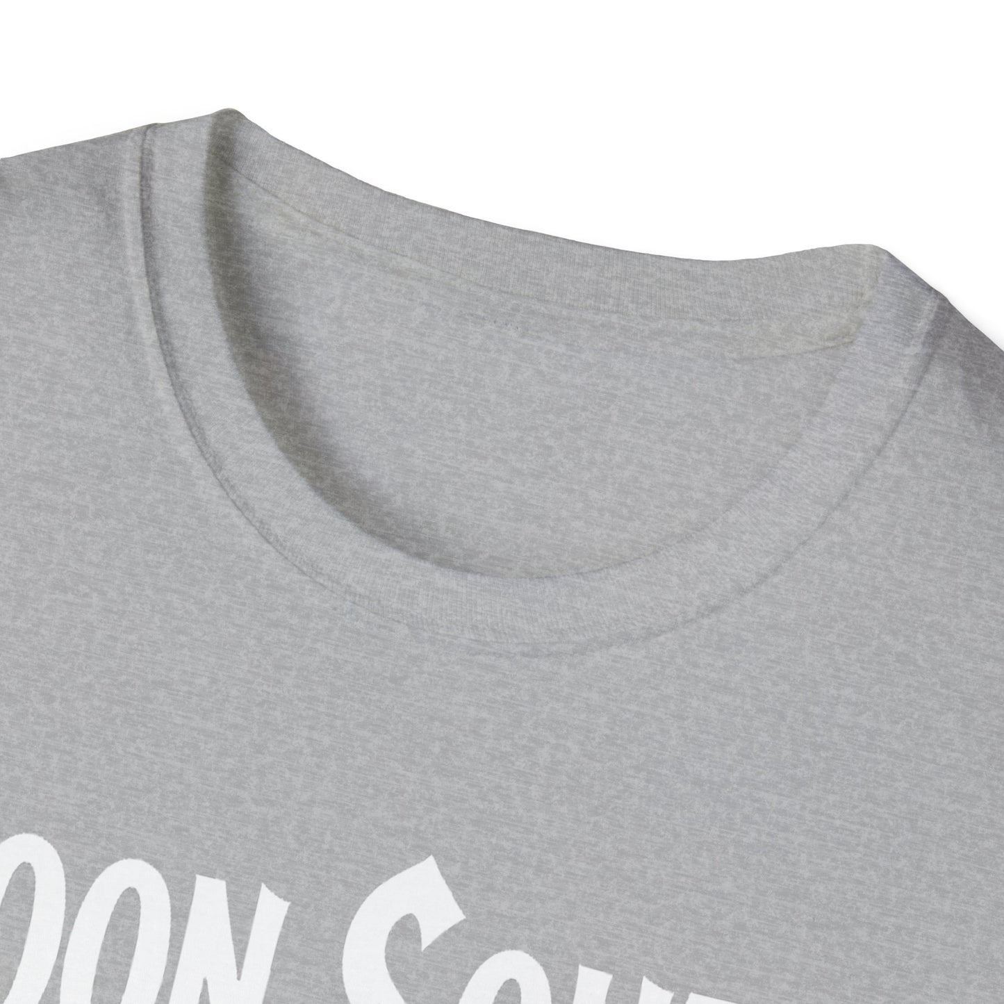 Doon South Hardcore We Support Our Own Red Leaf T-Shirt, c03-n02-s006 Softstyle Graphic Tee, Unisex Casual Wear, Support'n Locals Merch, Gift for Community Lovers.