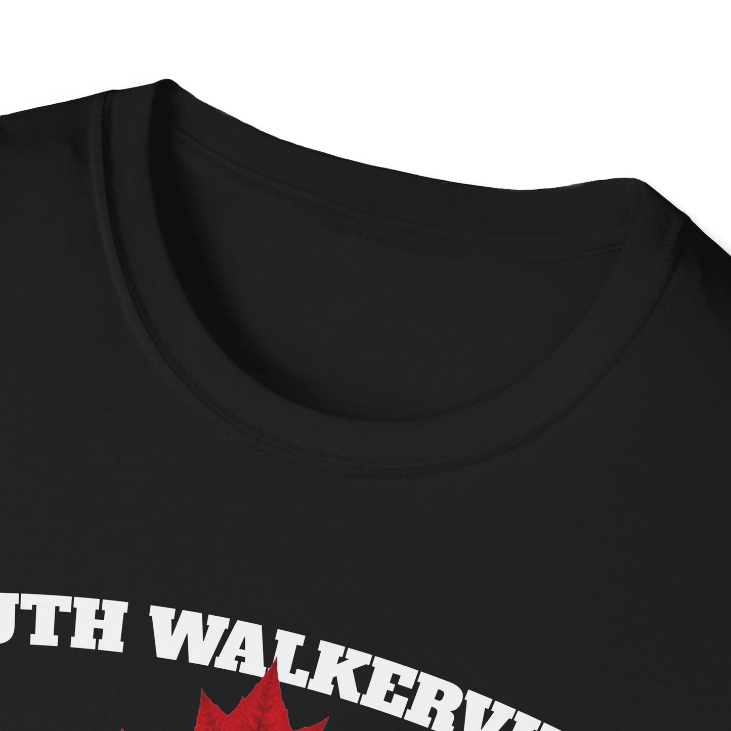 SOUTH WALKERVILLE Local Gal Red Leaf T-Shirt, Softstyle Graphic Tee, Unisex Casual Wear, Support Local Merch, Gift for Community Lovers, Finkz Windsor