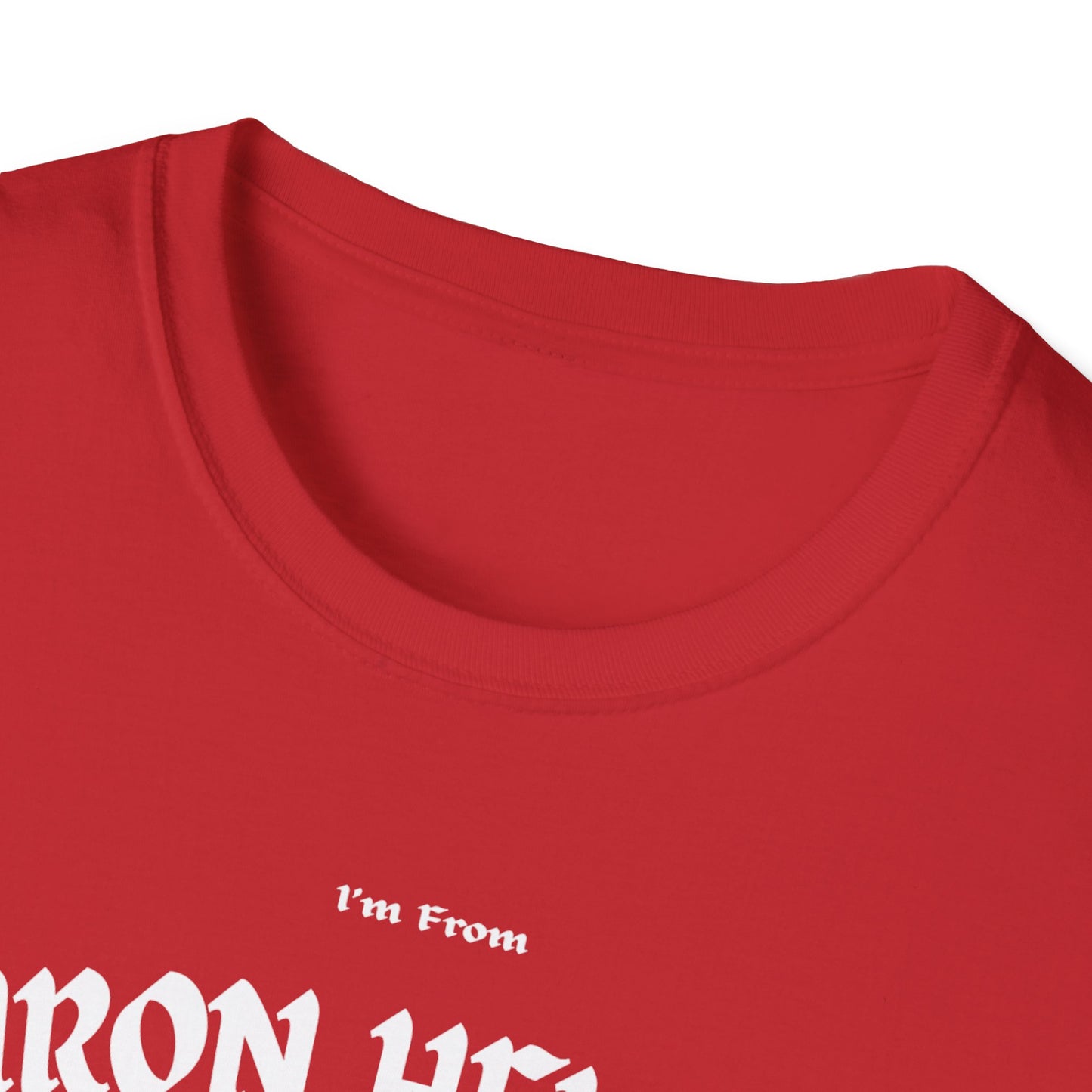 Huron Heights Underestimate Gal T-Shirt, c002-n06-s001 Softstyle Graphic Tee, Unisex Casual Wear, Support'n Locals Merch, Gift for Community Lovers.