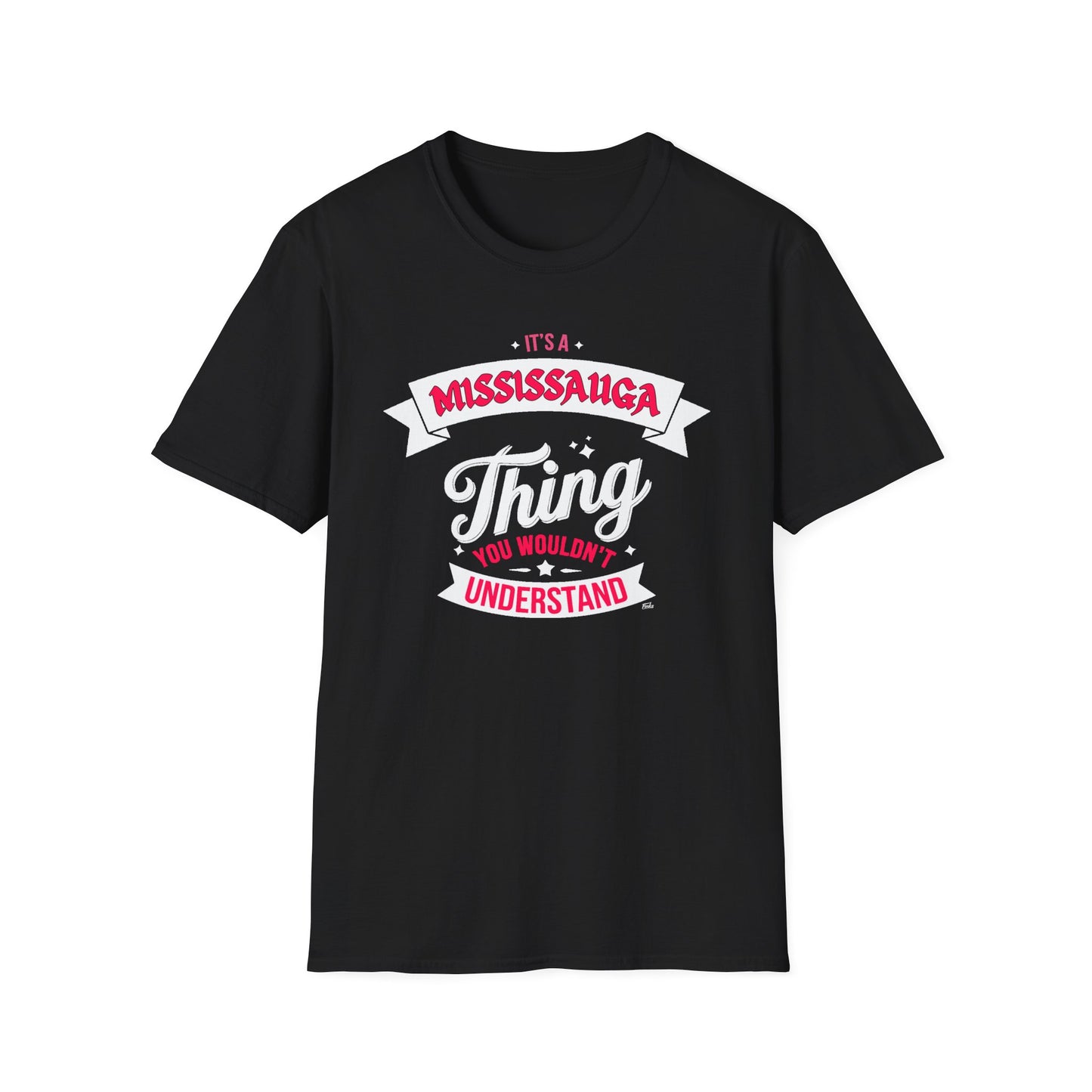 Mississauga THING T-Shirt, Softstyle Graphic Tee, Unisex Casual Wear, Support Local Merch, Gift for Community Lovers, c05-s003