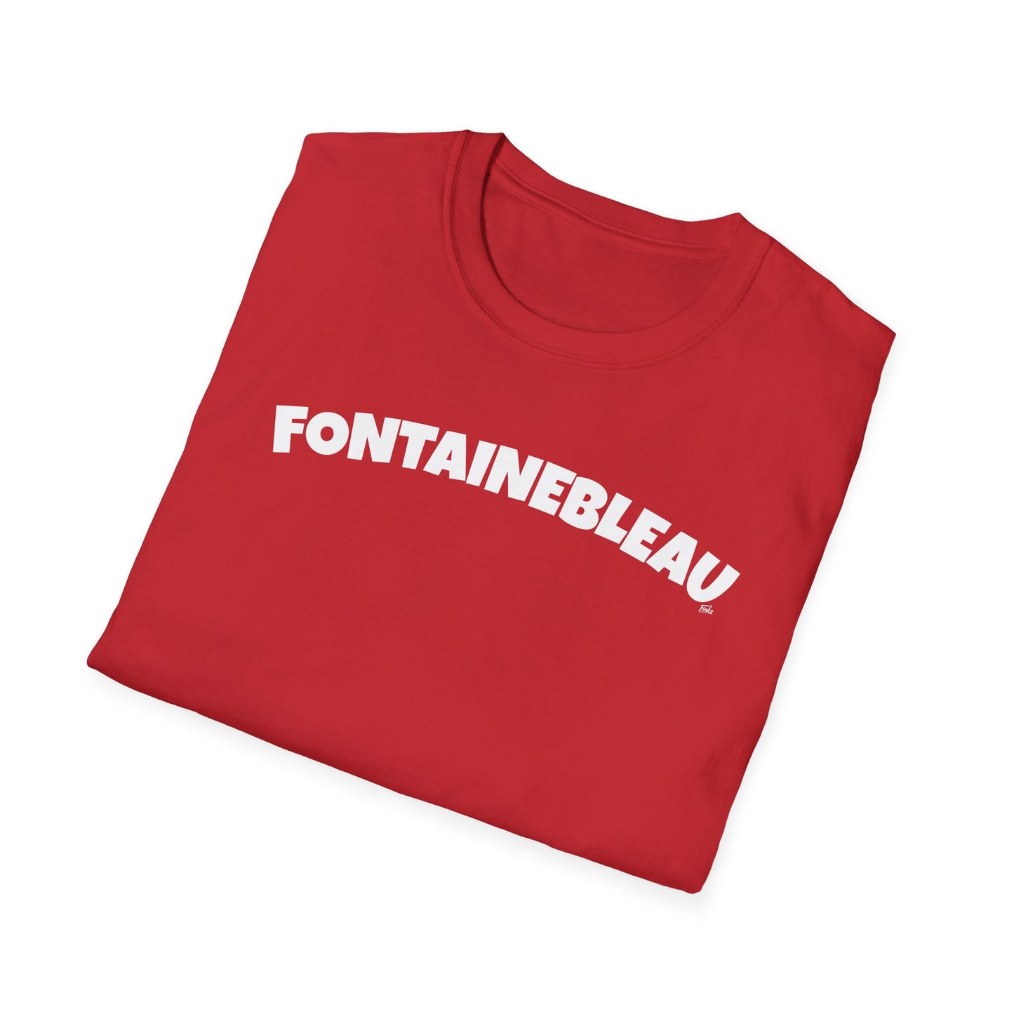 FONTAINEBLEAU T-Shirt, Softstyle Graphic Tee, Unisex Casual Wear, Support Local Merch, Gift for Community Lovers, Finkz Windsor