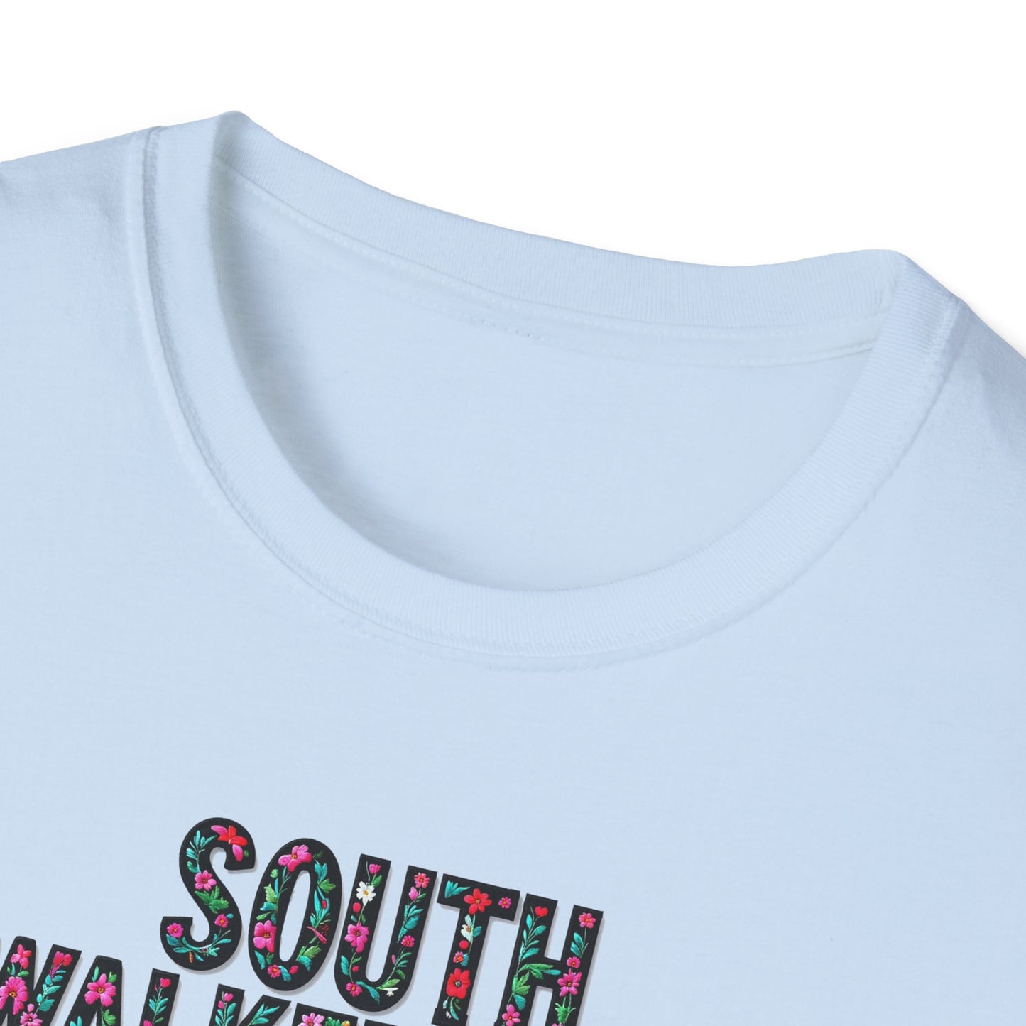 SOUTH WALKERVILLE Local Gal Flower-Heart T-Shirt, Softstyle Graphic Tee, Unisex Casual Wear, Support Local Merch, Gift for Community Lovers, Finkz WINDSOR