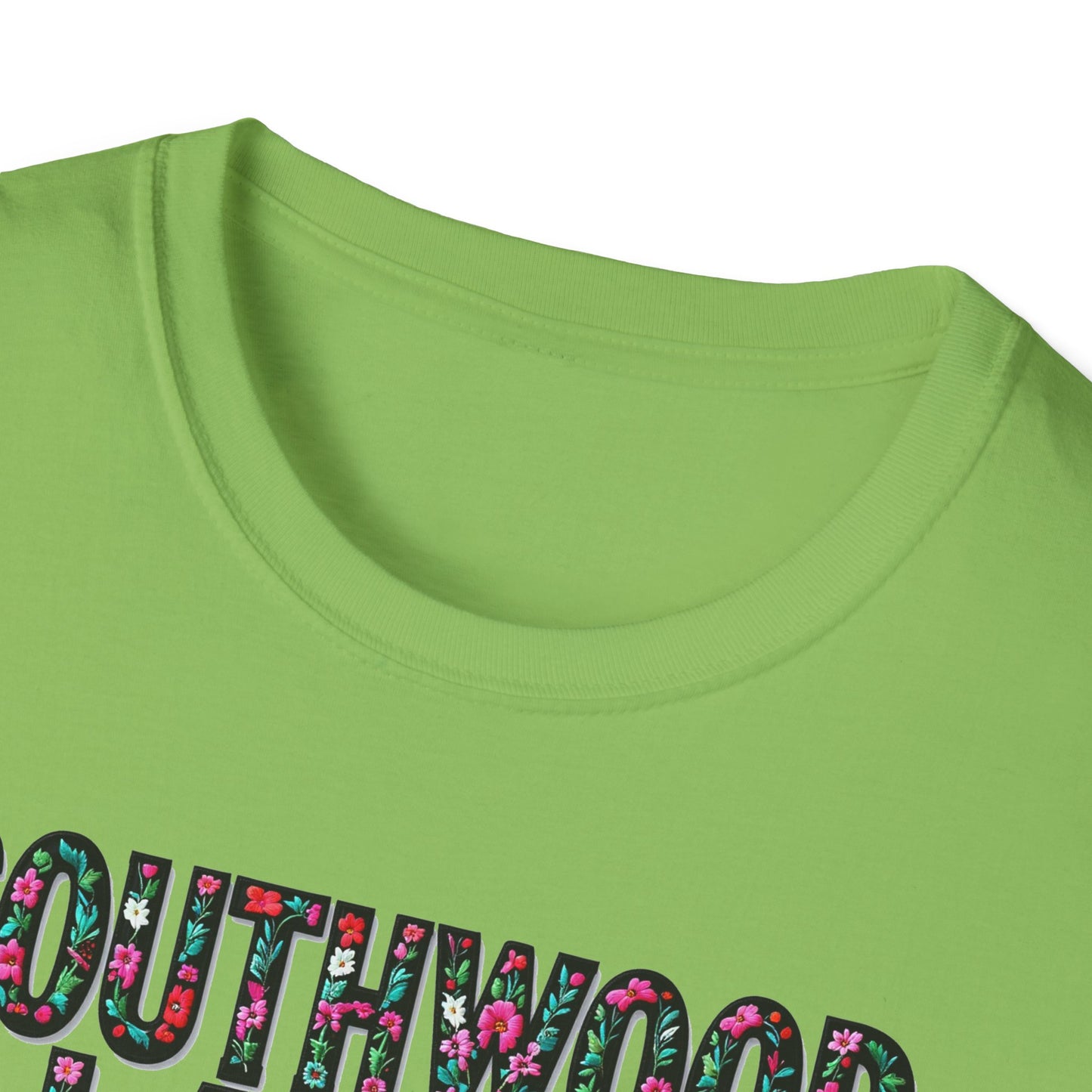 SOUTHWOOD LAKES Local Gal Flower-Heart T-Shirt, 3 Softstyle Graphic Tee, Unisex Casual Wear, Support Local Merch, Gift for Community Lovers, Finkz WINDSOR
