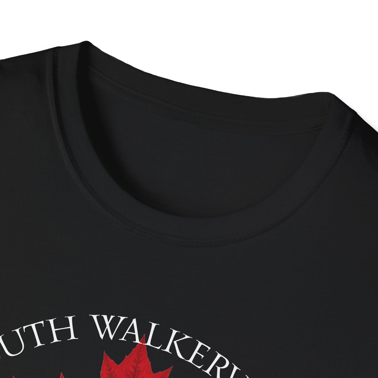 SOUTH WALKERVILLE Local Crusader, 1 Leaf, I Support Locals T-Shirt, Softstyle Graphic Tee, Unisex Casual Wear, Support Local Merch, Gift for Community Lovers, Finkz Windsor