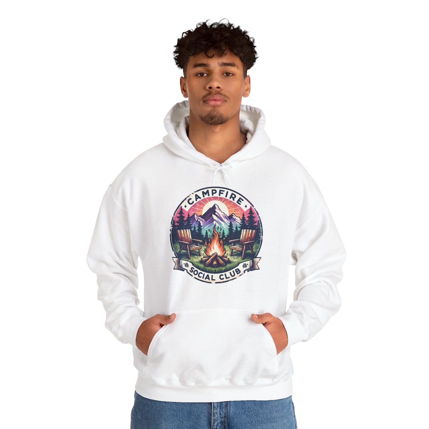 Campfire Social Club Leaf Cozy Hoodie CSC | Unisex Sweatshirt for Nature Lovers, Casual Wear, Gift for Him/Her, Outdoor Adventures, Cozy Days Canada Patriotic wednesday