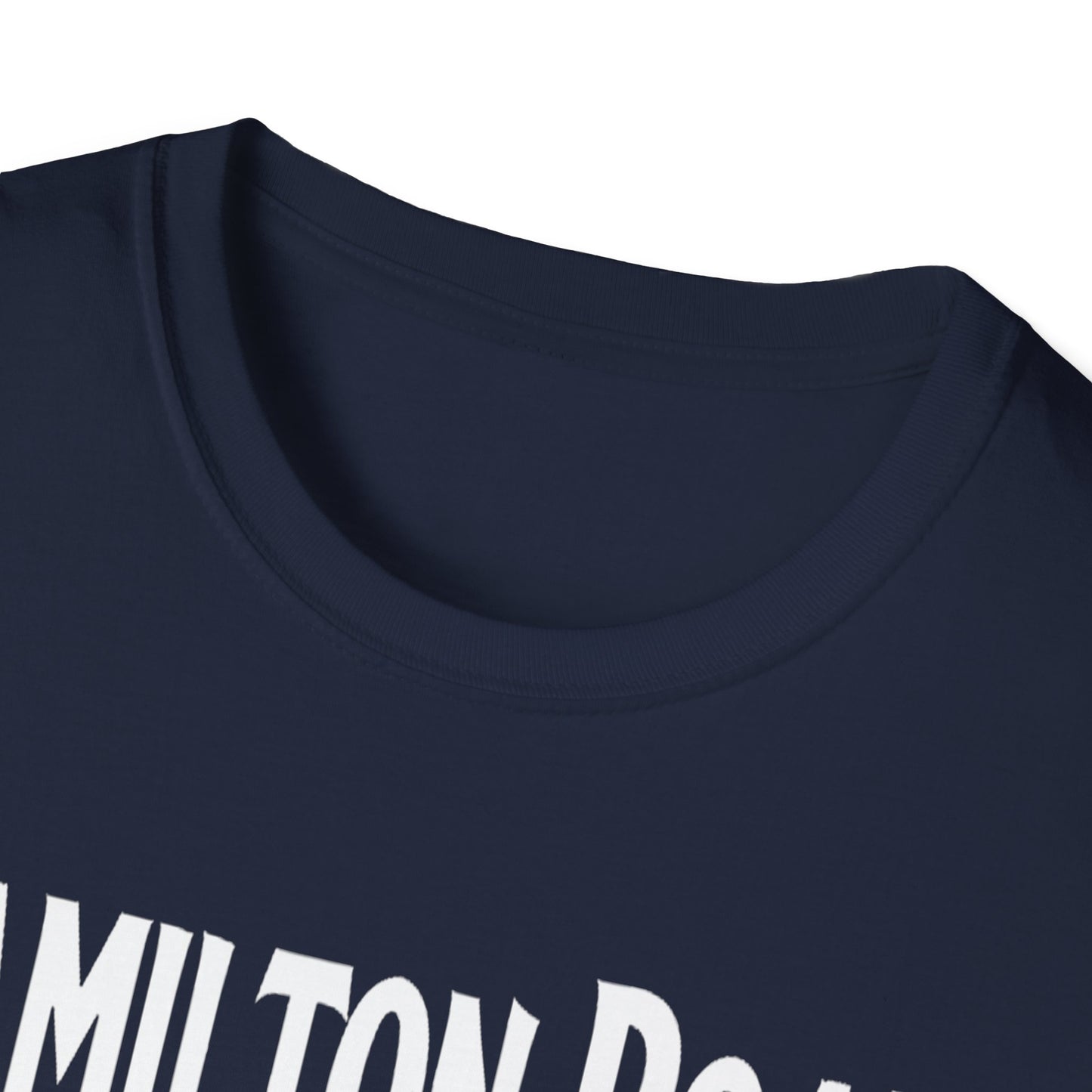 Hamilton Road Hardcore We Support Our Own Red Leaf T-Shirt, c02-n04-s006 Softstyle Graphic Tee, Unisex Casual Wear, Support'n Locals Merch, Gift for Community Lovers.