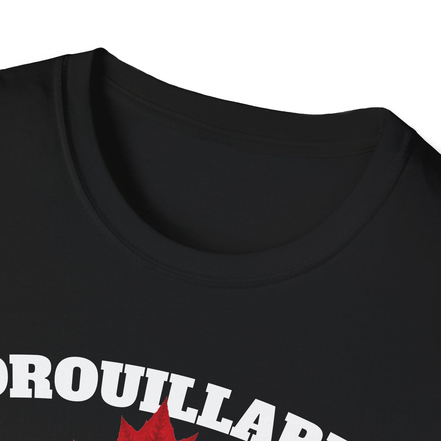 DROUILLARD Local Gal Red Leaf T-Shirt, Softstyle Graphic Tee, Unisex Casual Wear, Support Local Merch, Gift for Community Lovers, Finkz Windsor
