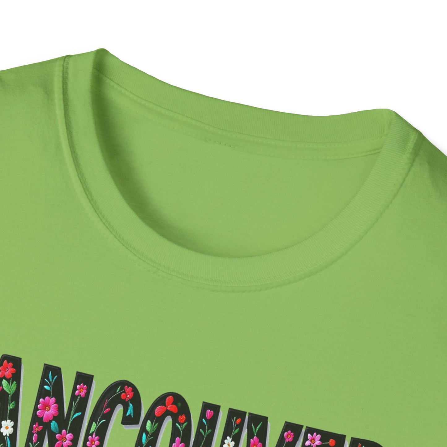 Vancouver Local Gal Flower-Heart T-Shirt, c13-n00-s005 Softstyle Graphic Tee, Unisex Casual Wear, Support Local Merch, Gift for Community Lovers, Finkz WINDSOR