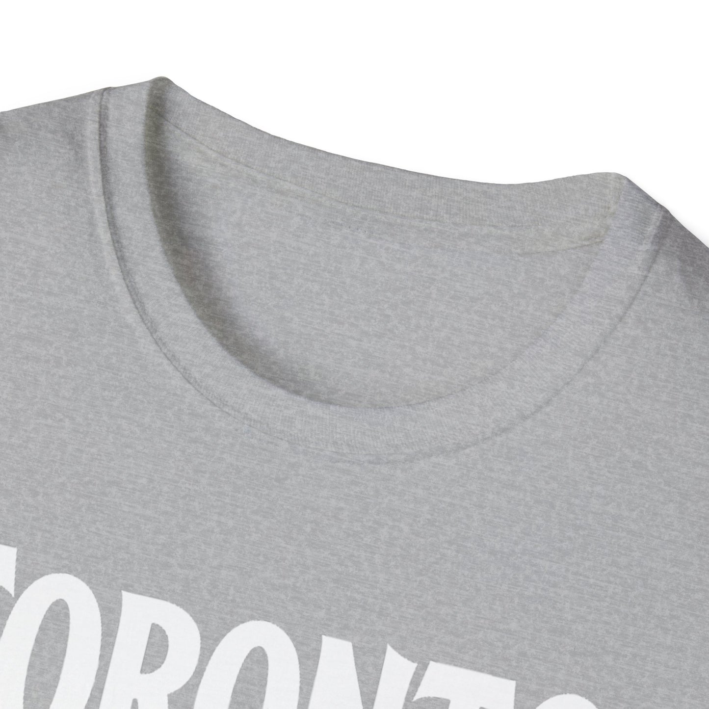 Toronto Hardcore We Support Our Own Red Leaf T-Shirt, c06-n00-s006 Softstyle Graphic Tee, Unisex Casual Wear, Support'n Locals Merch, Gift for Community Lovers.