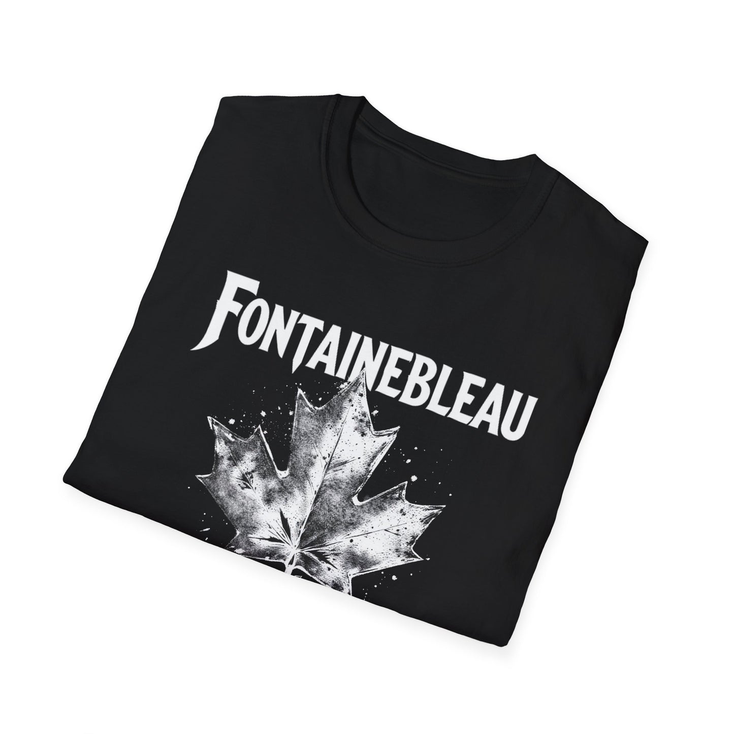 FONTAINEBLEAU, Rep'n My Hood, Hardcore Local Cool Leaf T-Shirt, Softstyle Graphic Tee, Unisex Casual Wear, Support Local Merch, Gift for Community Lovers, Finkz WINDSOR