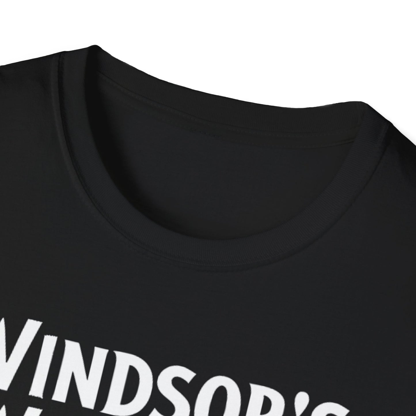 WINDSOR WEST, We Support Our Own 2, Hardcore Local White Leaf T-Shirt, Softstyle Graphic Tee, Unisex Casual Wear, Support Local Merch, Gift for Community Lovers Finkz Windsor