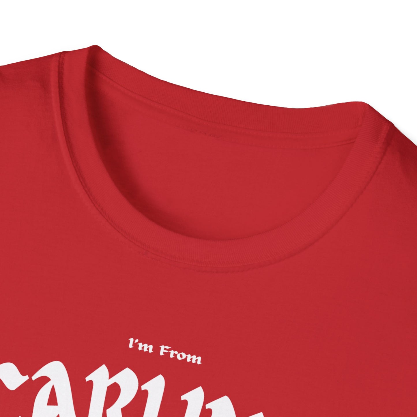 Carling Underestimate Gal T-Shirt, c02-n03-s001 Softstyle Graphic Tee, Unisex Casual Wear, Support'n Locals Merch, Gift for Community Lovers.