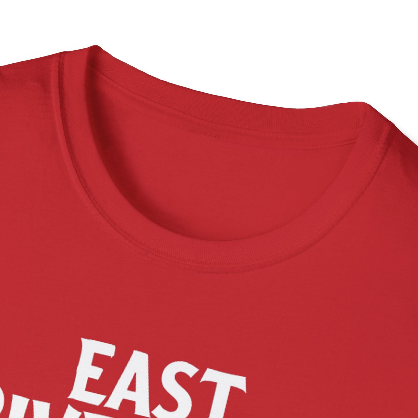 EAST RIVERSIDE, We Support Our Own 2, Hardcore Local White Leaf T-Shirt, Softstyle Graphic Tee, Unisex Casual Wear, Support Local Merch, Gift for Community Lovers Finkz Windsor