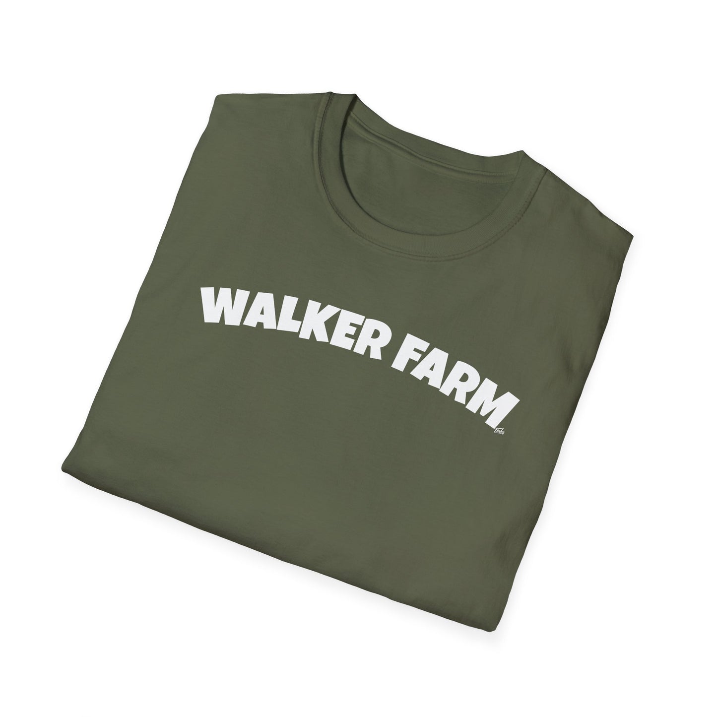 WALKER FARM T-Shirt, Softstyle Graphic Tee, Unisex Casual Wear, Support Local Merch, Gift for Community Lovers, Finkz Windsor