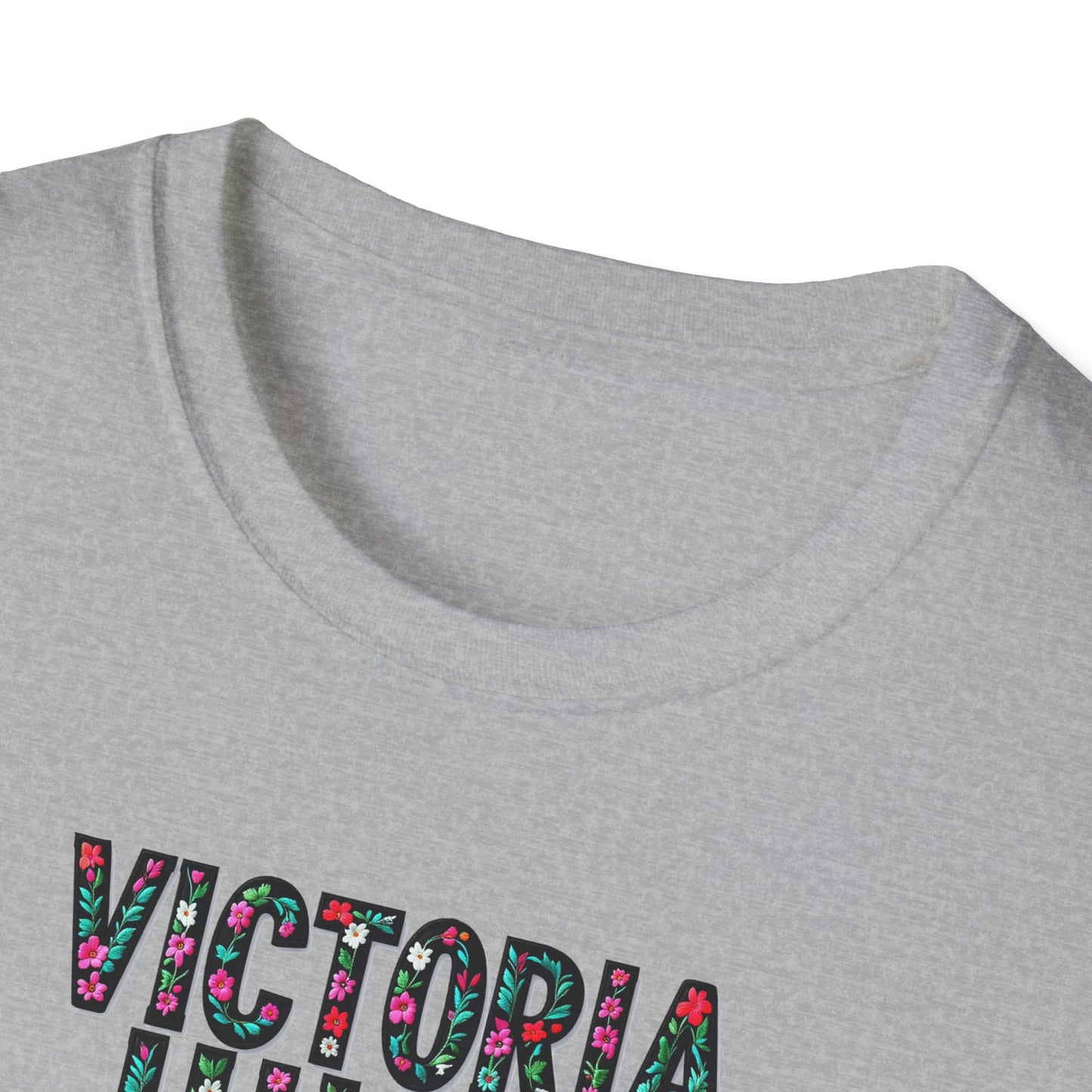 Victoria Hills Local Gal Flower-Heart T-Shirt, c03-n10-s05  Softstyle Graphic Tee, Unisex Casual Wear, Support Local Merch, Gift for Community Lovers, Finkz WINDSOR