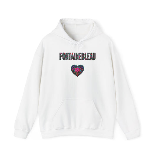 Fontainebleau Local Gal Flower c01-n11-hs005, Hooded Sweatshirt -  Unisex Heavy Blend™ Pullover, Casual Hoodie for Every Day, Gift for Friends, Support'n Locals -Local Pride Apparel Support Your Community