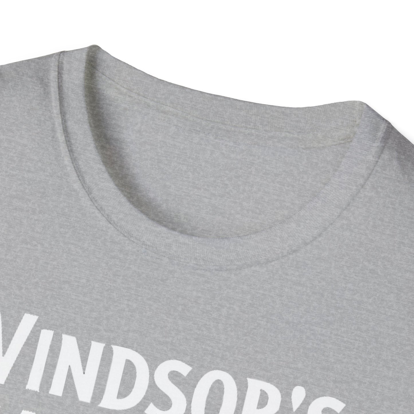 EAST WINDSOR, We Support Our Own 2, Hardcore Local White Leaf T-Shirt, Softstyle Graphic Tee, Unisex Casual Wear, Support Local Merch, Gift for Community Lovers Finkz Windsor