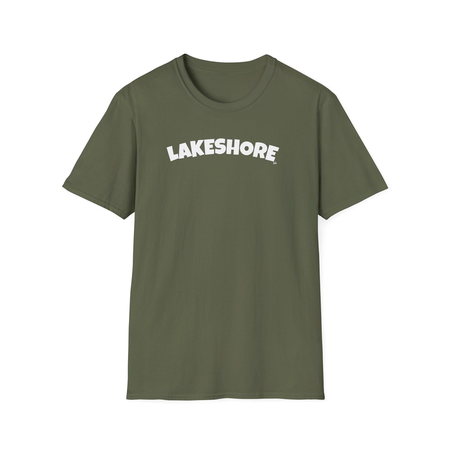 LAKESHORE T-Shirt, Softstyle Graphic Tee, Unisex Casual Wear, Support Local Merch, Gift for Community Lovers, Finkz Windsor