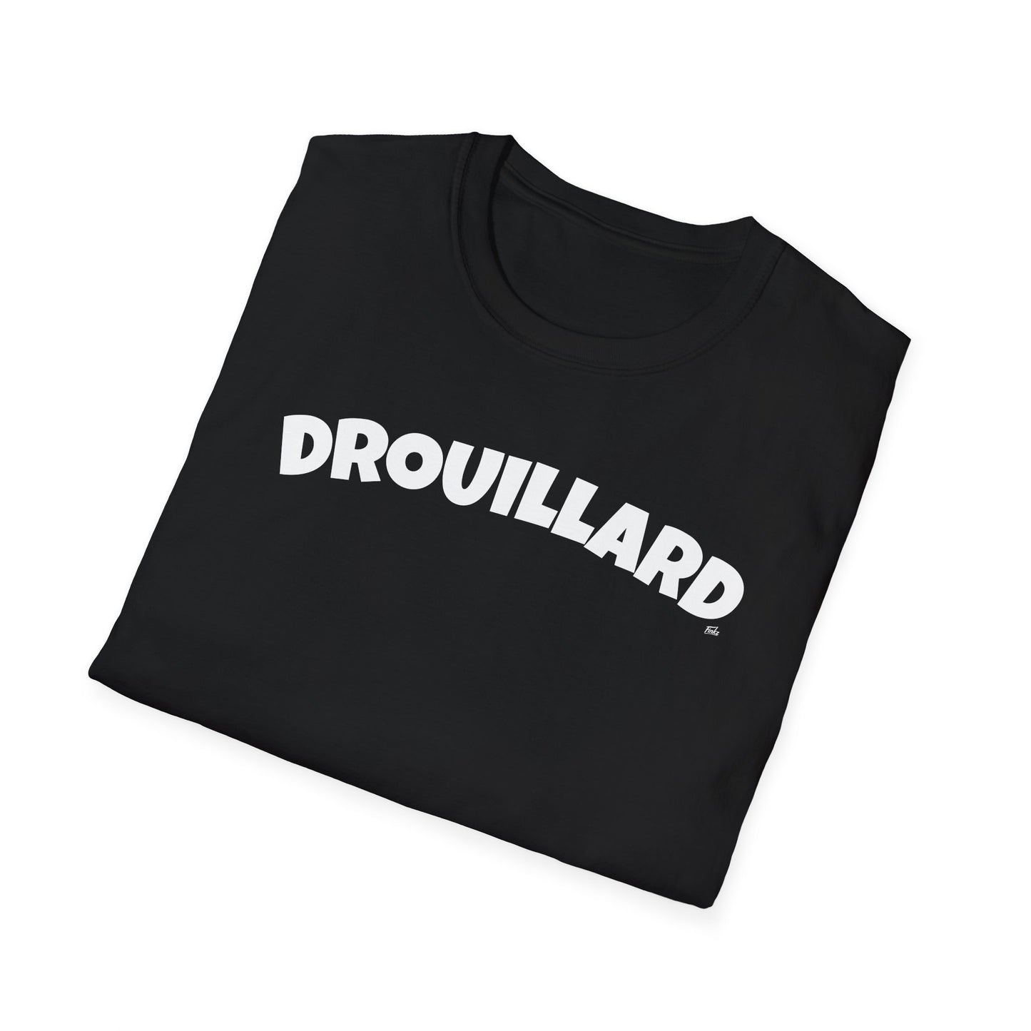 DROUILLARD T-Shirt, Softstyle Graphic Tee, Unisex Casual Wear, Support Local Merch, Gift for Community Lovers, Finkz Windsor