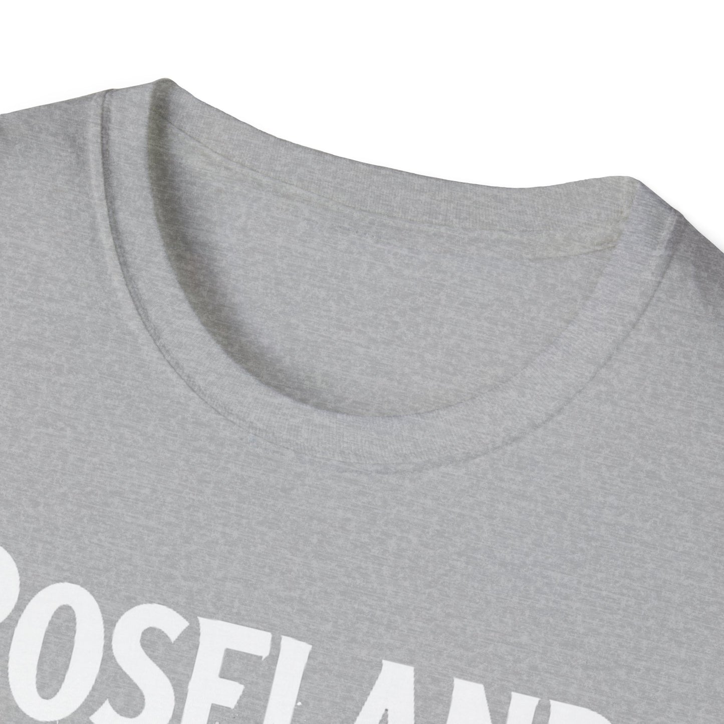 ROSELAND, We Support Our Own 2, Hardcore Local White Leaf T-Shirt, Softstyle Graphic Tee, Unisex Casual Wear, Support Local Merch, Gift for Community Lovers Finkz Windsor