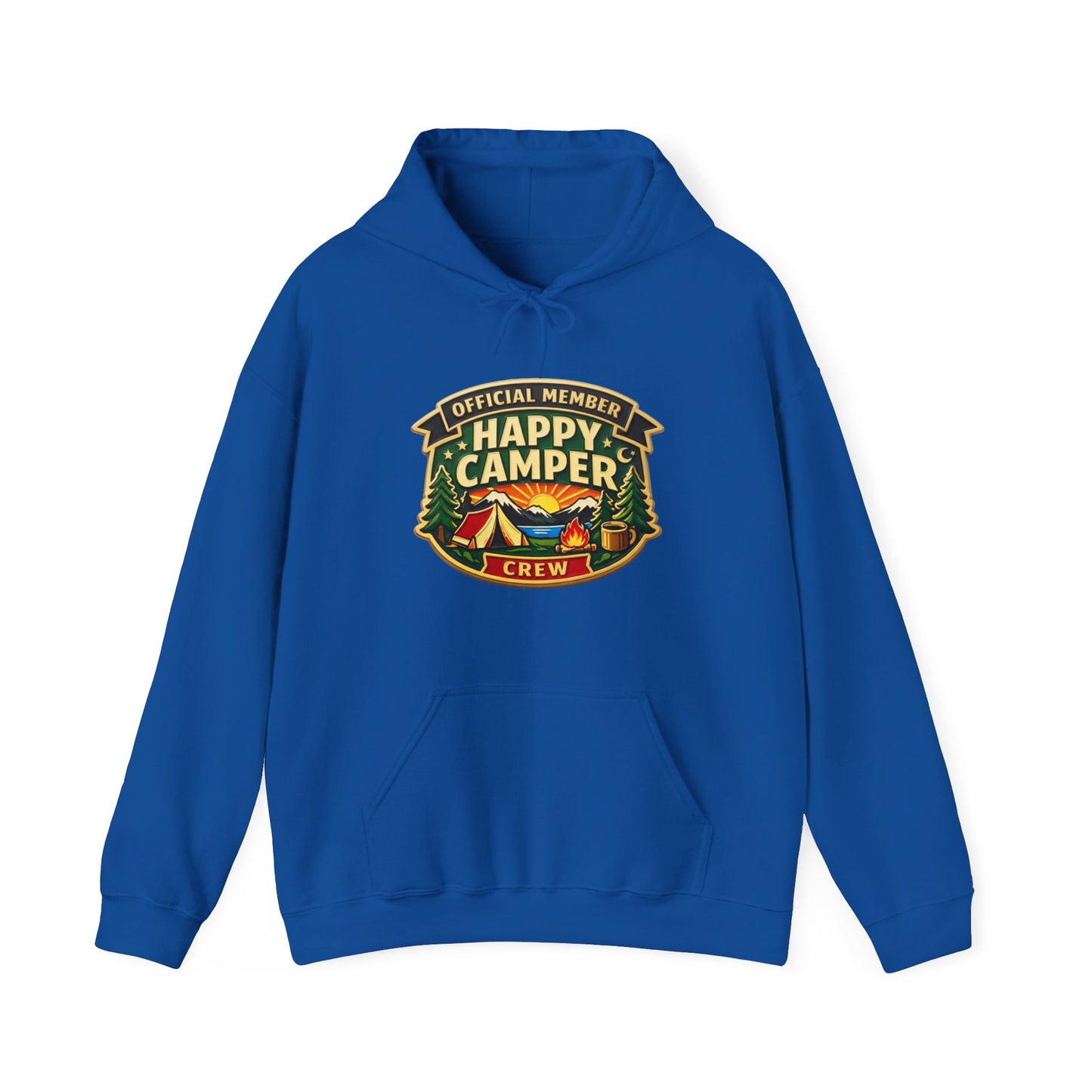 Happy Camper Crew Hoodie – *Official Member Happy Camping Crew Dark - HappyCamperCrew.com