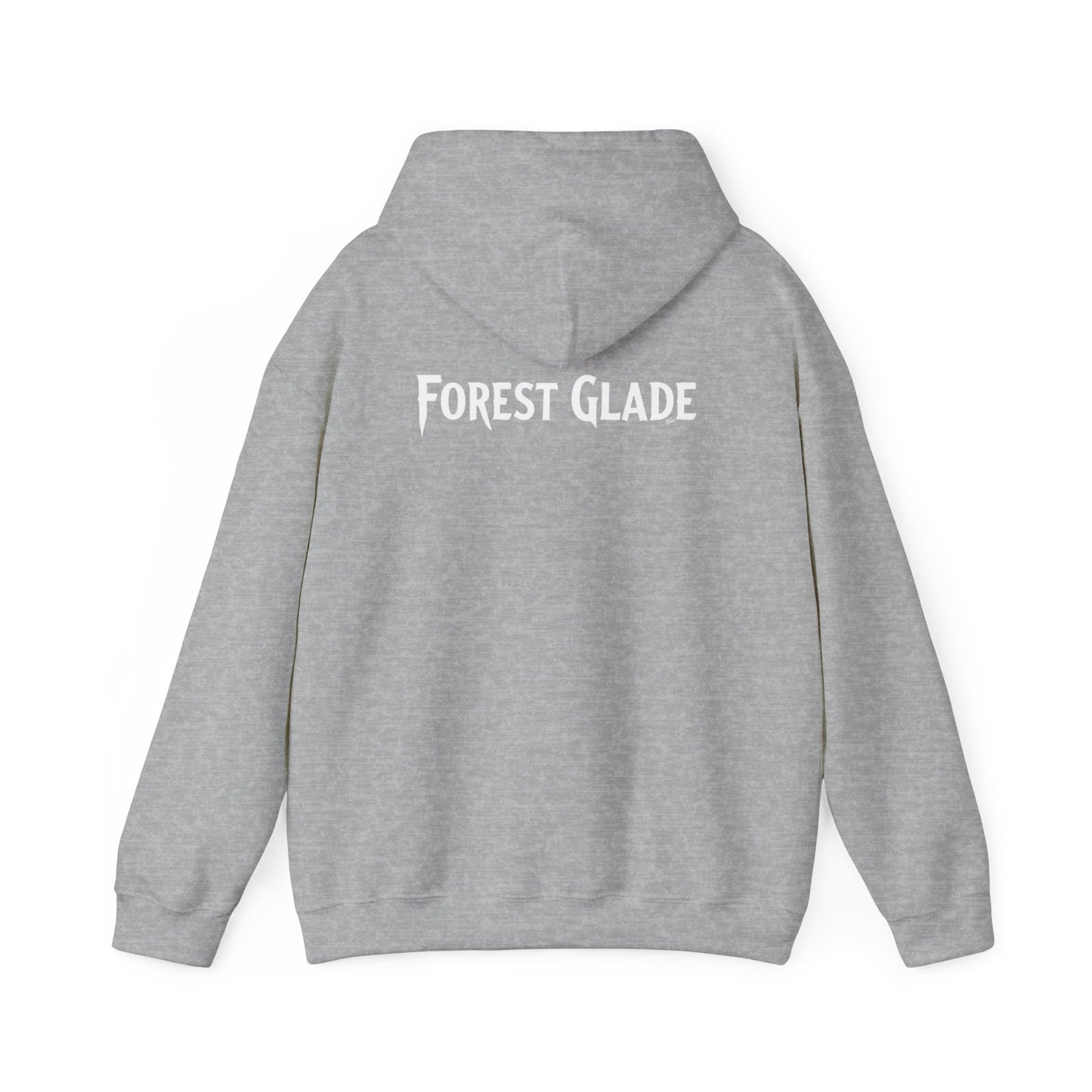 FOREST GLADE RED LEAF HARDCORE LOCAL Hooded Sweatshirt - Unisex Heavy Blend™ Pullover, Casual Hoodie for Every Day, Gift for Friends, Local Pride Apparel Support Your Community Finkz 49