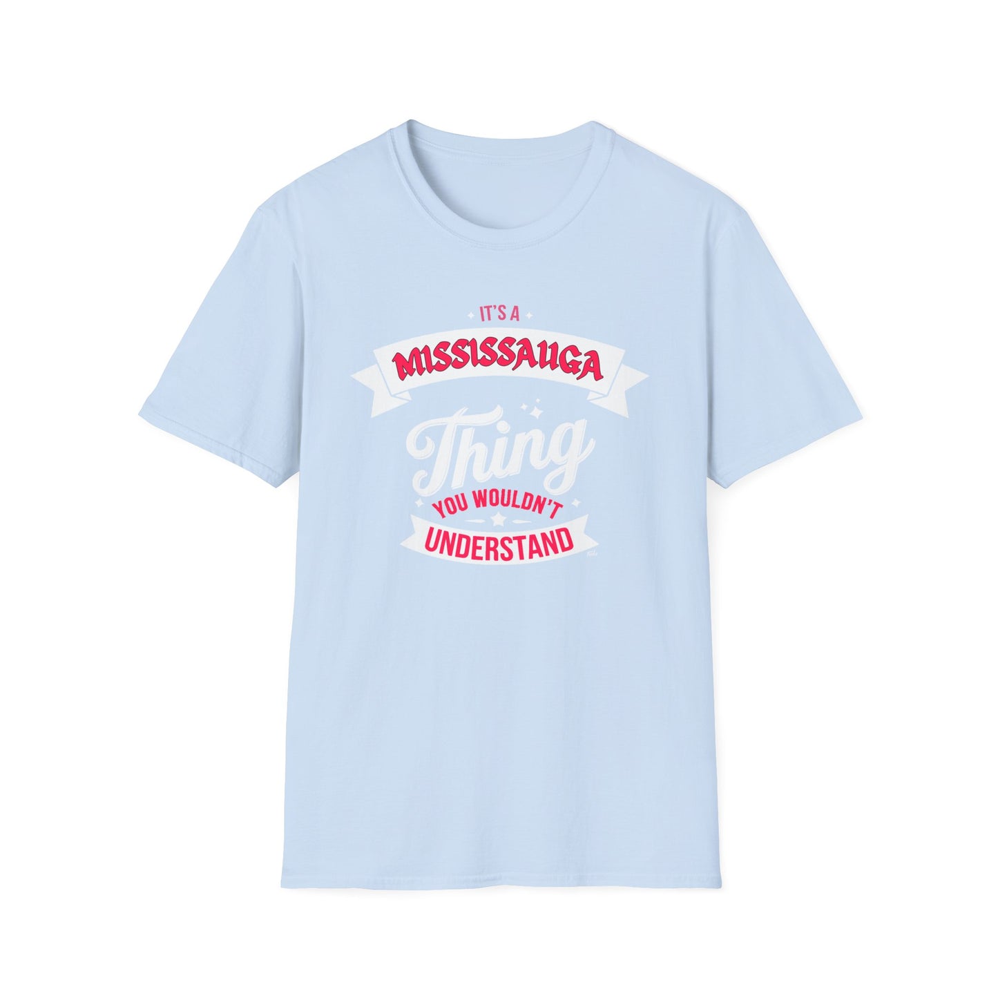 Mississauga THING T-Shirt, Softstyle Graphic Tee, Unisex Casual Wear, Support Local Merch, Gift for Community Lovers, c05-s003