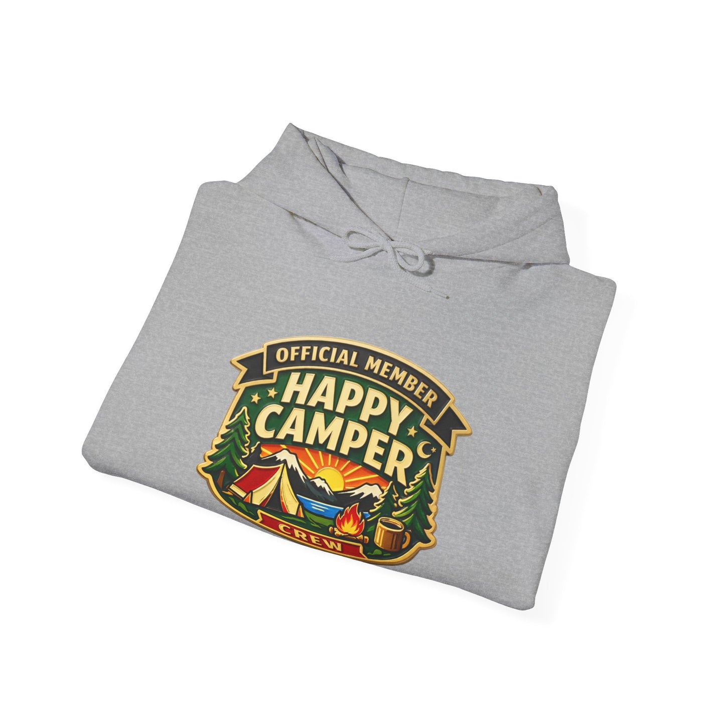 Happy Camper Crew Hoodie – *Official Member Happy Camping Crew Dark - HappyCamperCrew.com
