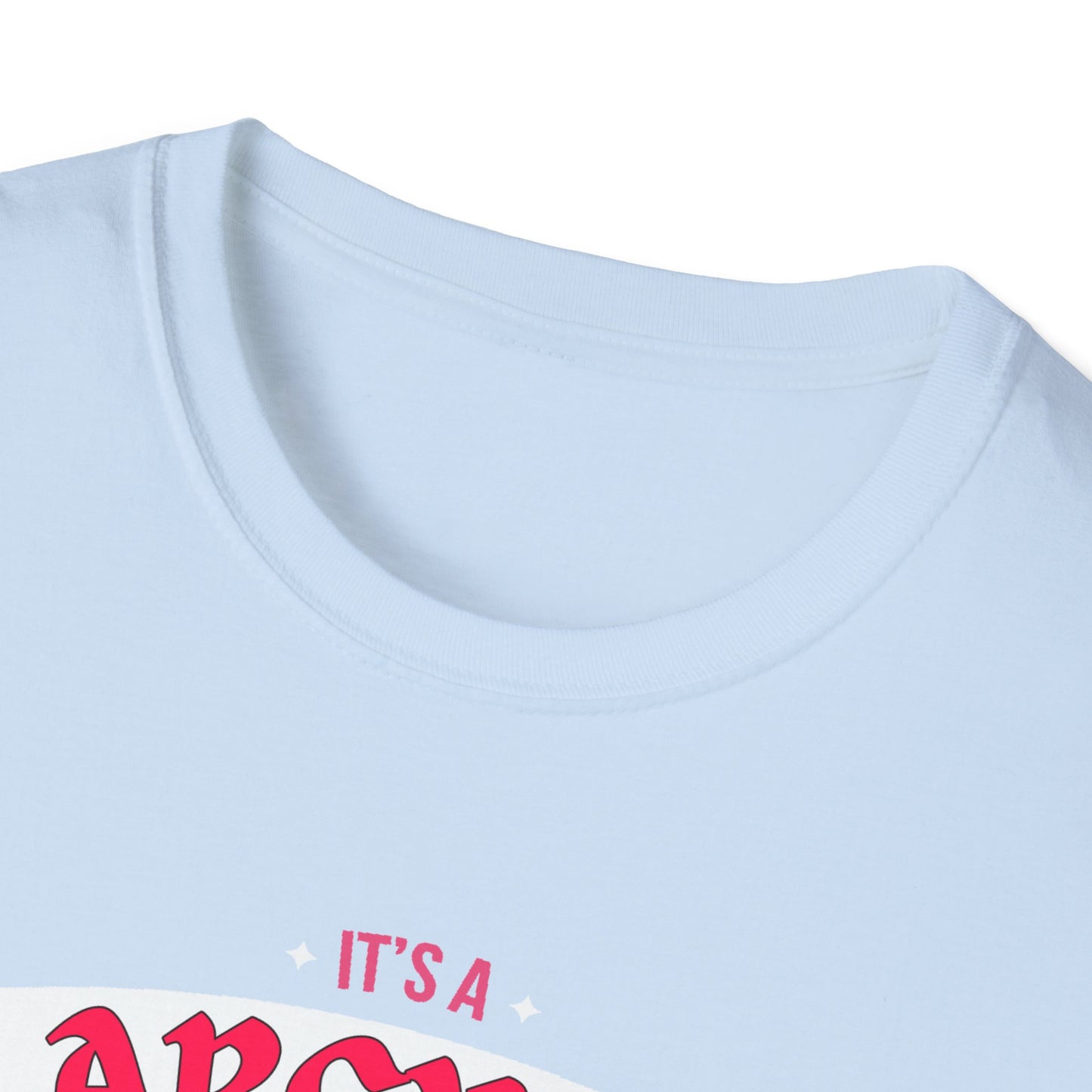 Argyle THING T-Shirt, Softstyle Graphic Tee, Unisex Casual Wear, Support'n Locals Merch, Gift for Community Lovers, c02-n01-s003