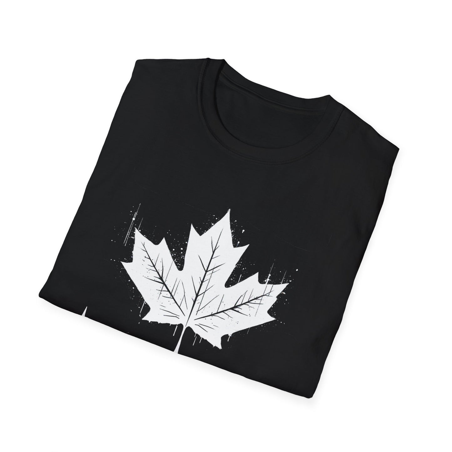 We Support Our Own, Hardcore Local Leaf T-Shirt, Softstyle Graphic Tee, Unisex Casual Wear, Support Local Merch, Gift for Community Lovers