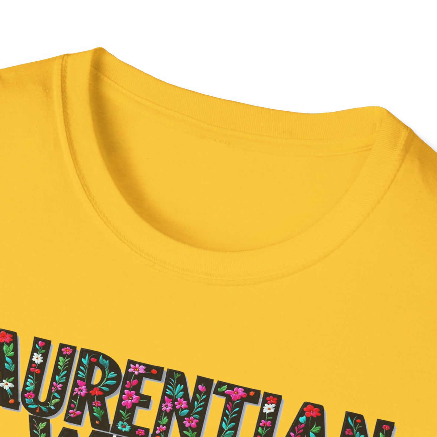 Laurentian West Local Gal Flower-Heart T-Shirt, c03-n01-s005 Softstyle Graphic Tee, Unisex Casual Wear, Support Local Merch, Gift for Community Lovers, Finkz WINDSOR